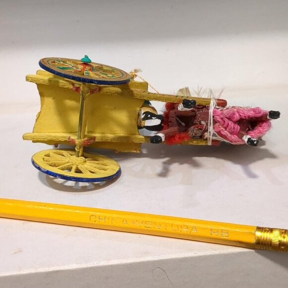 Italian Horse with Cart Figurine - Picture 6 of 7